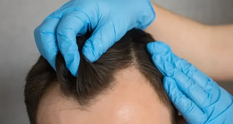 trasplante capilar con edema